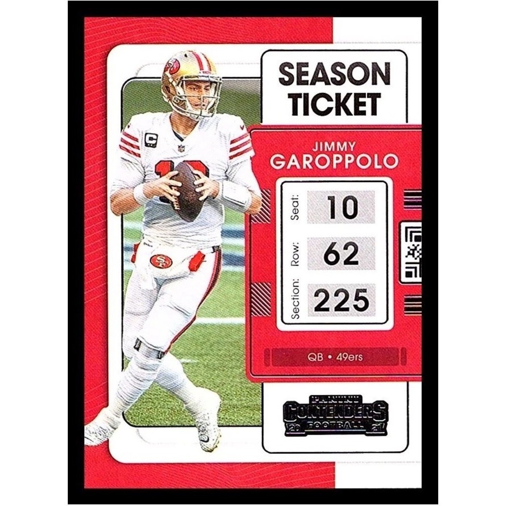 2021 Panini Contenders #88 Jimmy Garoppolo San Francisco 49ers